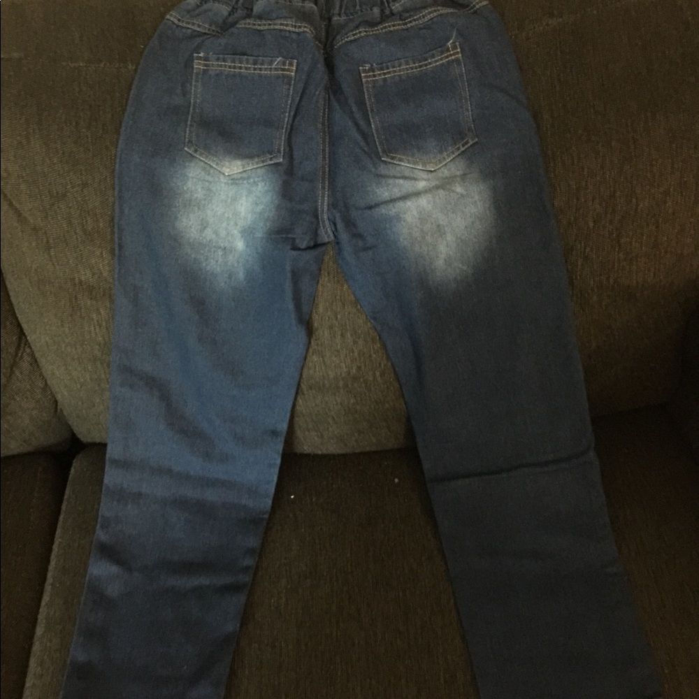 Rabbit Embroidered Straight Leg Jeans-New!! - Picture 9 of 9